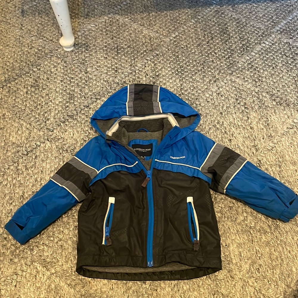 Blue and Black London Fog Boys Jacket 3T